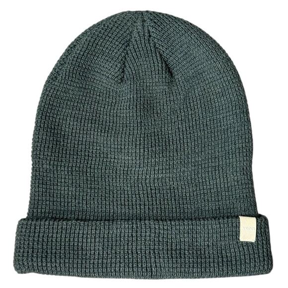 Vuori Accessories - Vuori Alpine Waffle Knit Beanie Grey Ski Hat OS Unisex NWOT